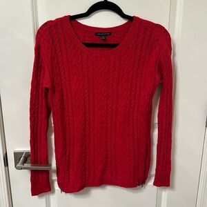 Red knit American Eagle outffiters sweater